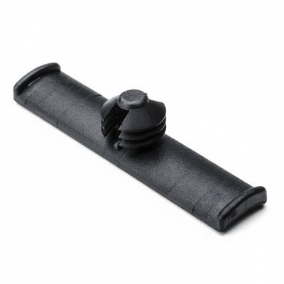 HellermannTyton 150-95500 Bundling Clip with Fir Tree, 1.46" Long, 0.03" - 0.06" Panel Thickness, PA66HIRHS, Bk, 1000/pkg