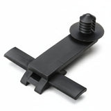 HellermannTyton 151-00080 Standoff Bundling Clip, 1.7" Long, .25"–.28" Panel Thickness, PA66HS, Black, 500/pkg