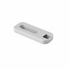 HellermannTyton CTAP110M4 Cable Tie Anchor Mount, .20 x.75" Hole Dia, .20" Max Tie Width, PA66, White, 1000/pkg