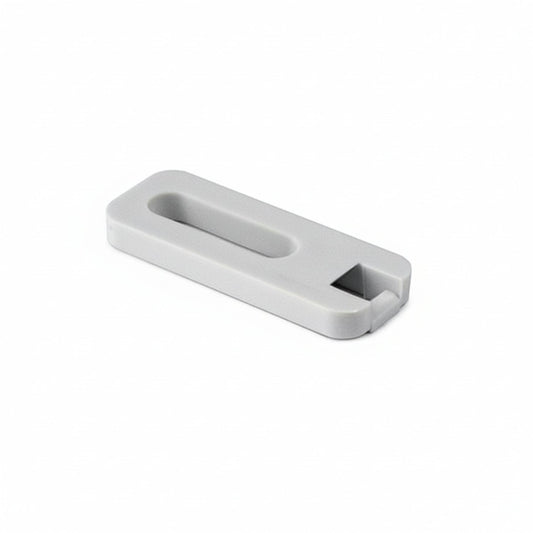 HellermannTyton CTAP110M4 Cable Tie Anchor Mount, .20 x.75" Hole Dia, .20" Max Tie Width, PA66, White, 1000/pkg