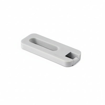 HellermannTyton CTAP110M4 Cable Tie Anchor Mount, .20 x.75" Hole Dia, .20" Max Tie Width, PA66, White, 1000/pkg