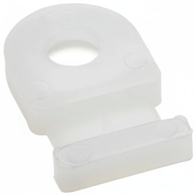 HellermannTyton MB29M4 Cable Tie Anchor Mount, .81" x .49", .193" Hole Dia, .18" Max Tie Width, PA66, Natural, 1000/pkg
