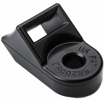 HellermannTyton HDM250HIRC2 Standard Torque Cable Tie Mount, Mtg Hole Dia. 0.25", Max Torque 115.0 in lbs, PA66HIRHSUV, Black, 100/pkg