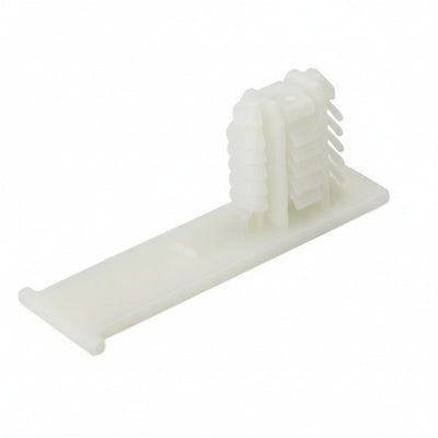 HellermannTyton 151-01240 Bundling Clip w/Oval Fir Tree, 1.52" L, 0.02 - 0.24" Panel Thickness, PA66HIRHS, Natural, 10000/ctn