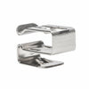 HellermannTyton 151-01699 Low Profile Metal Edge Clip, 1.5–2.0mm Panel Thickness, 4.1–7mm Cable Range, SS304, 100/bag