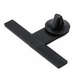 HellermannTyton 151-02600 Standoff Bundling Clip, 2.0" Long, .03"–.06" Panel Thickness, PA66, Black, 100/pkg
