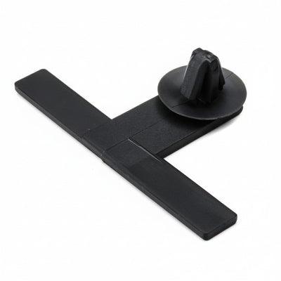 HellermannTyton 151-02600 Standoff Bundling Clip, 2.0" Long, .03"–.06" Panel Thickness, PA66, Black, 100/pkg