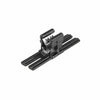 HellermannTyton 151-03404 Edge Clip and Tape Clip, Panel Thickness 0.04" - 0.12", 1.6" Long, PA66HIRHS, Black, 500/pkg