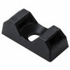 HellermannTyton 151-10930 Q Tie Mount, M4 Screw, 0.83" x 0.38" x 0.26", For Q18–Q50 ties, PA66, Black, 100/bag
