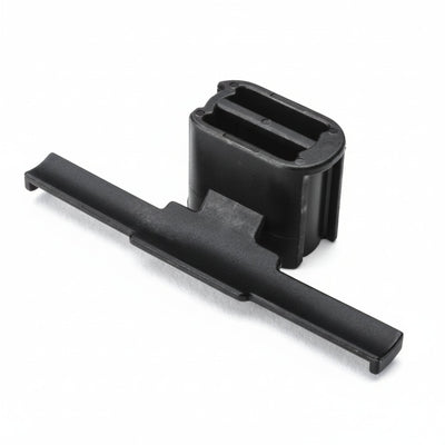 HellermannTyton 151-26101 Standoff Stud Mount Tape Clip Long 2.05" Weld Stud Mnt .2" PA66HS Black 500/pkg