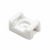 HellermannTyton CTM010M4 Cable Tie Anchor Mount, .58" x .37", .15" Hole Dia, .2" Max Tie Width, PA66, White, 1000/pkg