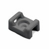 HellermannTyton CTM10M4 Cable Tie Anchor Mount, .58" x .37", .19" Hole Dia, .2" Max Tie Width, PA66, Black, 1000/pkg