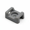 HellermannTyton CTM20M4 Cable Tie Anchor Mount, .86" x .61", .18" Hole Dia, .31" Max Tie Width, PA66, Black, 1000/pkg