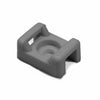 HellermannTyton CTM30C2 Cable Tie Anchor Mount, .86" x .61", .2" Hole Dia, .31" Max Tie Width, PA66, Black, 100/pkg
