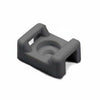 HellermannTyton CTM40C2 Cable Tie Anchor Mount, .86" x .62", .25" Hole Dia, .31" Max Tie Width, PA66, Black, 100/pkg