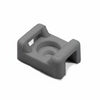 HellermannTyton CTM40M4 Cable Tie Anchor Mount, .86" x .62", .25" Hole Dia, .31" Max Tie Width, PA66, Black, 1000/pkg