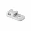 HellermannTyton CTAM210M4 Cable Tie Anchor Mount, .20" Hole Dia, .20" Max Tie Width, PA66, White, 1000/pkg
