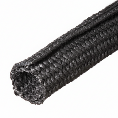 1 3/8” Black Techflex Grip Wrap Expandable Braided Sleeving with Hook and Loop Closure 25ft