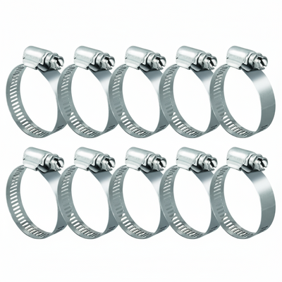 #64S All Stainless Steel Hose Clamp 10/box