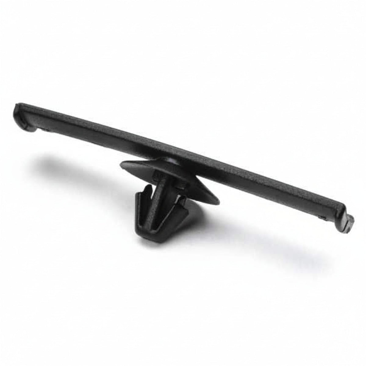 HellermannTyton 155-11601 Bundling Clip with Arrowhead, 2.17" Long, 0.06" - 0.12" Panel Thickness, PA66HIRHS, Black, 500/pkg