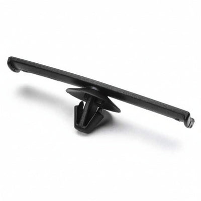 HellermannTyton 155-11601 Bundling Clip with Arrowhead, 2.17" Long, 0.06" - 0.12" Panel Thickness, PA66HIRHS, Black, 500/pkg