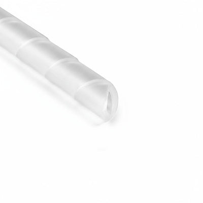 HellermannTyton 2FRP9C Spiralwrap Protective Sheathing, .25" Diameter, PE-FR, Natural, 100 ft/roll