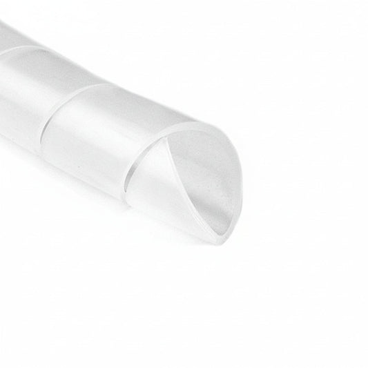 HellermannTyton 4NFP9C Spiralwrap Protective Sheathing, .75" Diameter, PE, Natural, 100 ft/roll