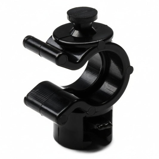 HellermannTyton 161-64002 Helawrap, Accessory Clip, HWCLIP08, 5/16" Dia, PA66HIRHS, Black, 50/pkg