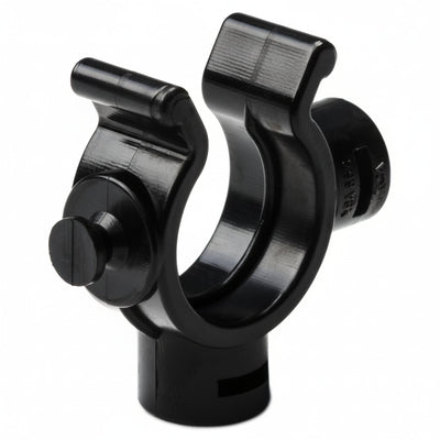 HellermannTyton 161-64004 Helawrap, Accessory Clip, HWCLIP16, 5/8" Dia, PA66HIRHS, Black, 50/pkg