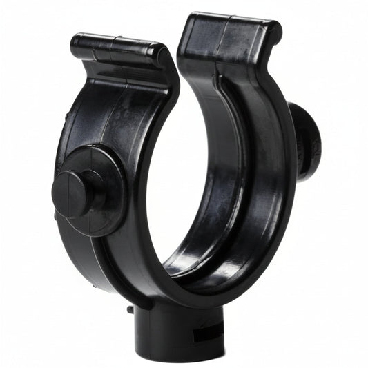 HellermannTyton 161-64008 Helawrap, Accessory Clip, HWCLIP25, 1" Dia, PA66HIRHS, Black, 50/pkg