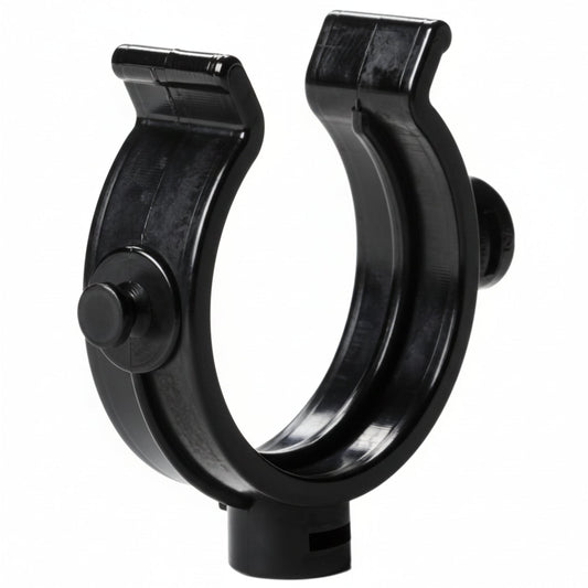 HellermannTyton 161-64010 Helawrap, Accessory Clip, HWCLIP30, 1-1/4" Dia, PA66HIRHS, Black, 50/pkg