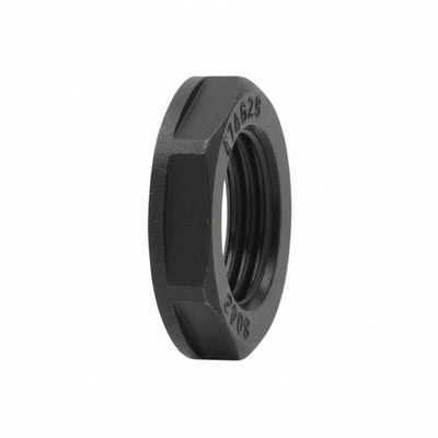 HellermannTyton 166-90019 HelaGuard Non-Metallic Locknut, NPT Thread, 0.50" Dia, PA66, Black, 10/pkg