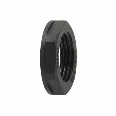 HellermannTyton 166-90020 HelaGuard Non-Metallic Locknut, NPT Thread, 0.75" Dia, PA66, Black, 10/pkg
