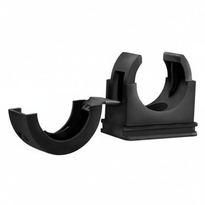 HellermannTyton 166-90179 HelaGuard PACC Conduit Clip, 0.50" Dia, PA66, Black, 10/pkg