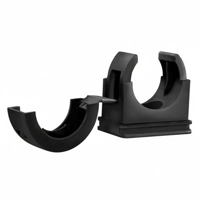 HellermannTyton 166-90181 HelaGuard PACC Conduit Clip,1.00" Dia, PA66, Black, 10/pkg