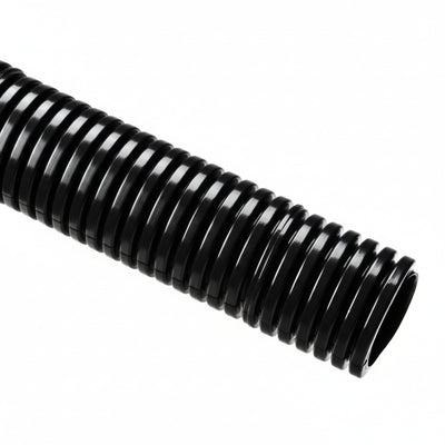 HellermannTyton 166-90190 HelaGuard Non-Metallic Conduit, Std. Weight, 0.38" Dia, Nylon PA6, Black, 100 ft/reel