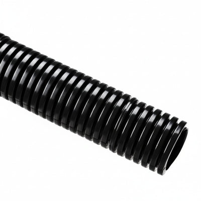 HellermannTyton 166-90191 HelaGuard Non-Metallic Conduit, Std. Weight, 0.50" Dia, Nylon PA6, Black, 100 ft/reel