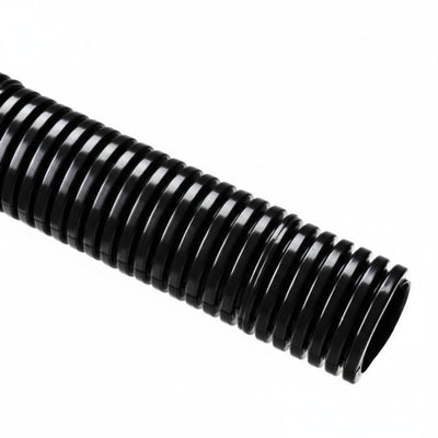 HellermannTyton 166-90192 HelaGuard Non-Metallic Conduit, Std. Weight, 0.75" Dia, Nylon PA6, Black, 100 ft/reel