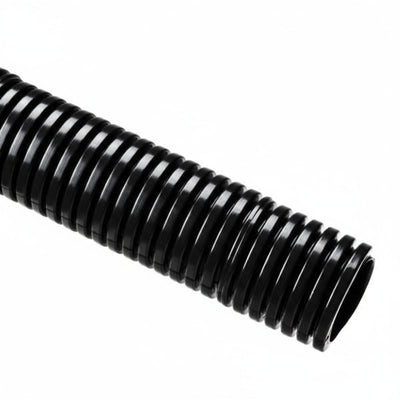 HellermannTyton 166-90193 HelaGuard Non-Metallic Conduit, Std. Weight, 1.00" Dia, Nylon PA6, Black, 50 ft/reel