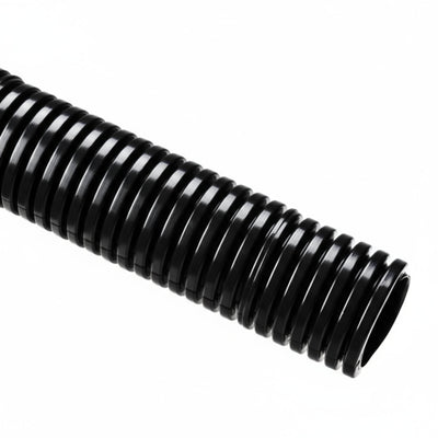 HellermannTyton 166-90195 HelaGuard Non-Metallic Conduit, Std. Weight, 1.50" Dia, Nylon PA6, Black, 50 ft/std reel