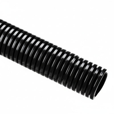 HellermannTyton 166-90197 HelaGuard Non-Metallic Conduit, Light Weight, 0.50" Dia, PA6, Black, 100 ft/Std. Reel