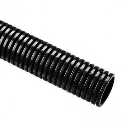 HellermannTyton 166-90198 HelaGuard Non-Metallic Conduit, Light Weight, 0.75" Dia, PA6, Black, 100 ft/Std. Reel