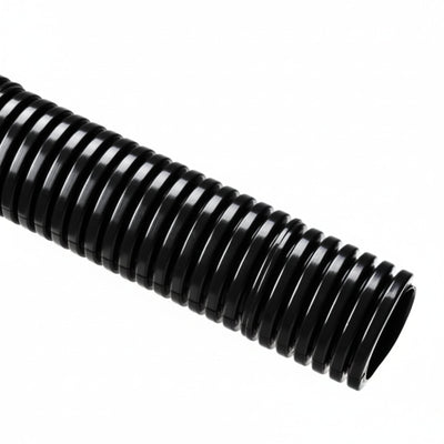 HellermannTyton 166-90204 HelaGuard Non-Metallic Conduit, Flame Retardant, Std Wt, 0.75" Dia, PA6-FR, Bk, 100 ft/Std. Reel