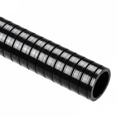 HellermannTyton 166-90250 HelaGuard SR PVC Tubing, Smooth Bore, Smooth Cover, Std Wt, 1.00" Dia, Bk, 100 ft/Std. Reel