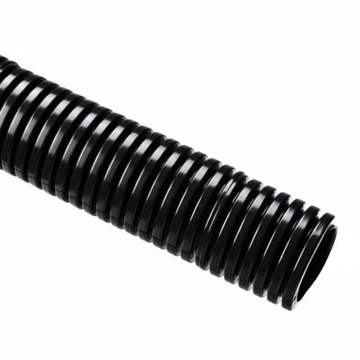 HellermannTyton 166-90271 HelaGuard Non-Metallic Conduit, Std. Weight, 0.50" Dia, Nylon PA6 Slit, Black, 100 ft/Std. Reel