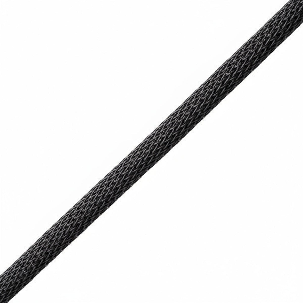 HellermannTyton 170-03041 Braided Sleeving, Expandable, .25" Dia, PET, Black, 1000 ft/bulk reel