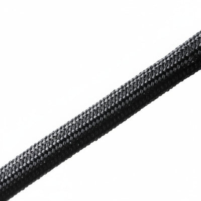 HellermannTyton 170-03050 Braided Sleeving, Resin Coated Fiberglass, .25" Dia, GF, Black, 200 ft/bulk reel