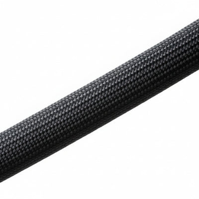HellermannTyton 170-03052 Braided Sleeving, Resin Coated Fiberglass, .75" Dia, GF, Black, 200 ft/bulk reel