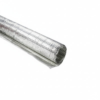 HellermannTyton 170-03193 Braided Wrap, Aluminum Laminated Fiberglass, 4' Long Stick, 5/8" Dia, AL/GF, Silver, 20/box