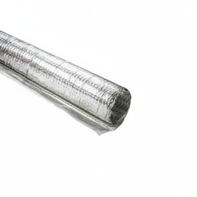 HellermannTyton 170-03198 Braided Wrap, Aluminum Laminated Fiberglass, 4' Long Stick, 2" Dia, AL/GF, Silver, 2/box